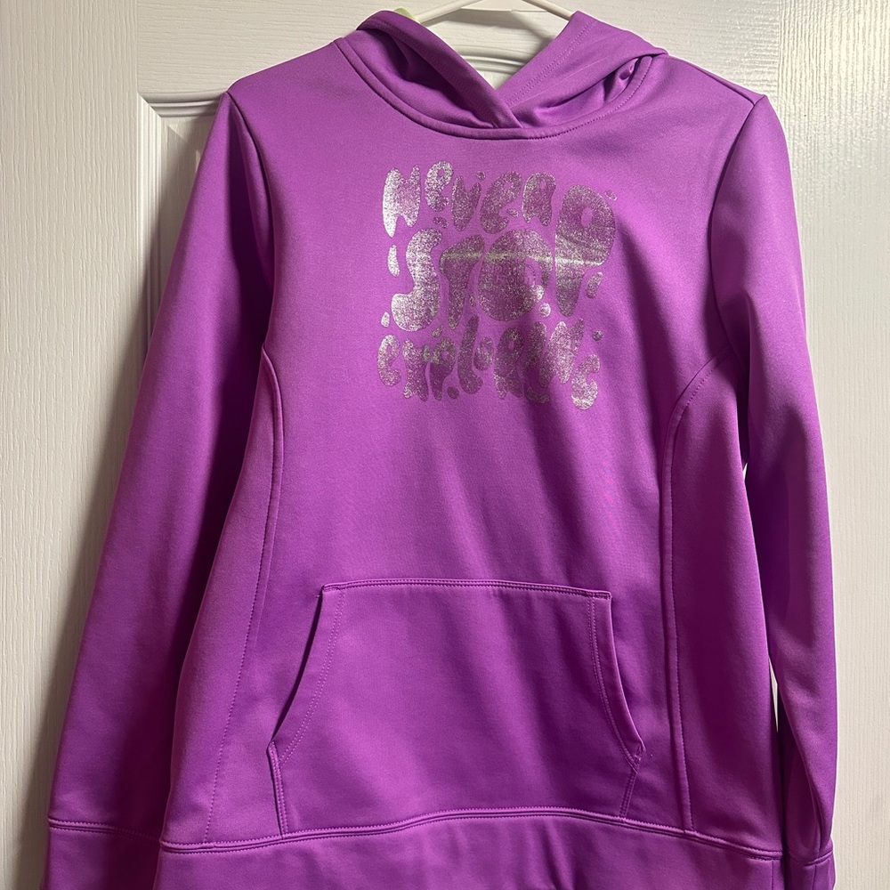 North Face “Never Stop Exploring” Girl Sweater with hoodie